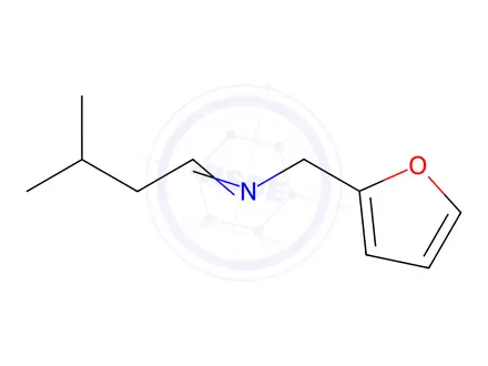 Chemical structure of 2-furfuryl-N-(3-methylbutylidene)amine