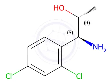 Chemical structure of (1S,2R)-1-AMINO-1-(2,4-DICHLOROPHENYL)PROPAN-2-OL