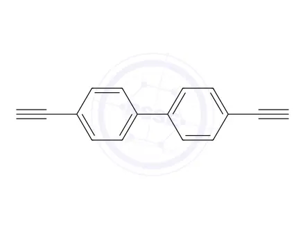 Chemical structure of 4,4'-Diethynyl-1,1'-biphenyl