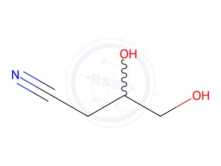 Chemical structure of 3,4-dihydroxybutanenitrile