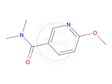 Chemical structure of 6-Methoxy-N,N-dimethylpyridine-3-carboxamide