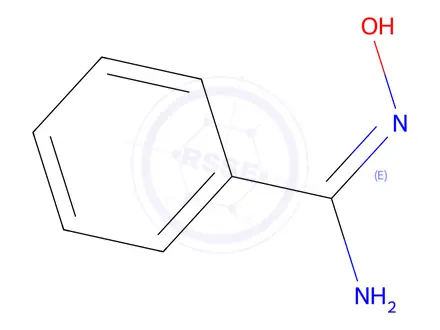 Chemical structure of (Z)-N'-Hydroxybenzimidamide hydrobromide