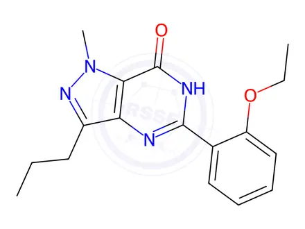 Chemical structure of Sildenafil Impurity 357