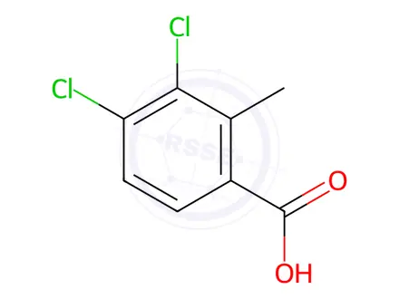 Chemical structure of 3,4-Dichloro-2-methylbenzoic acid