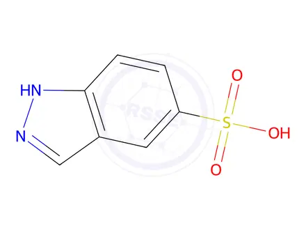 Chemical structure of 1H-Indazole-5-sulfonic Acid