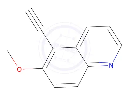 Chemical structure of 5-Ethynyl-6-methoxyquinoline