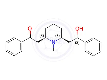 Chemical structure of Lobeline