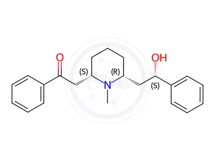 Chemical structure of Lobeline Impurity 35