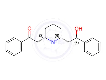 Chemical structure of (±)-Lobeline