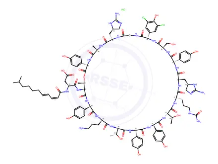 Chemical structure of Enduracidin A hydrochloride