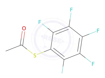 Chemical structure of Thioacetic acid S-(pentafluorophenyl) ester