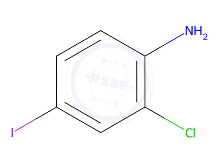 Chemical structure of 2-Chloro-4-iodoaniline
