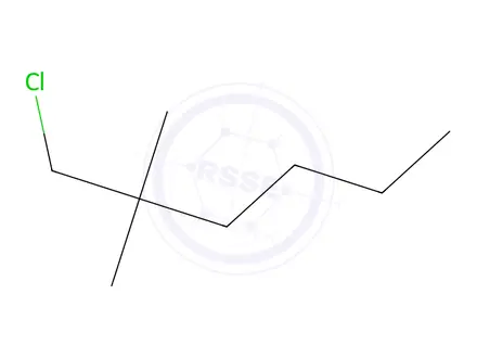 Chemical structure of 1-Chloro-2,2-dimethylhexane