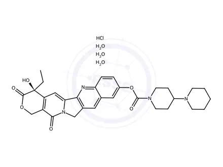 Chemical structure of Irinotecan EP Impurity A (Hydrochloride Trihydrate Salt)