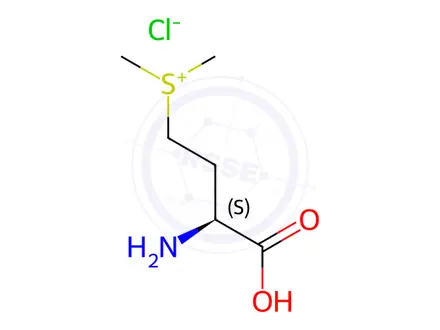 Chemical structure of Vitamin U,L-Methionine-S-methyl Sulfonium Chloride