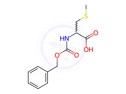 Chemical structure of N-((benzyloxy)carbonyl)-S-methylcysteine
