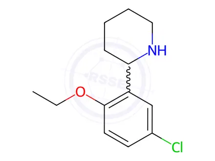 Chemical structure of 2-(5-Chloro-2-ethoxyphenyl)piperidine
