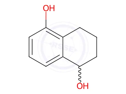 Chemical structure of 1,5-Dihydroxy-1,2,3,4-tetrahydronaphthalene