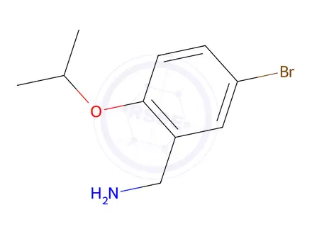 Chemical structure of (5-Bromo-2-isopropoxyphenyl)methanamine