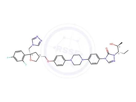 Chemical structure of Posaconazole impurity 222