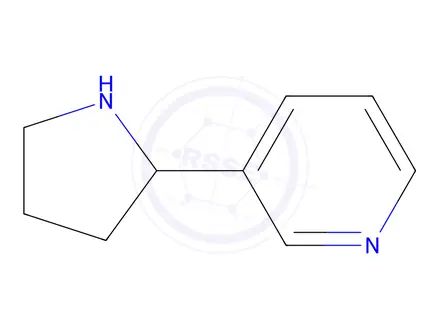 Chemical structure of (±)-Nornicotine