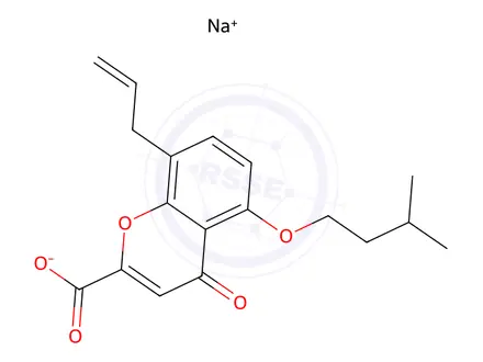 Chemical structure of FPL 55618