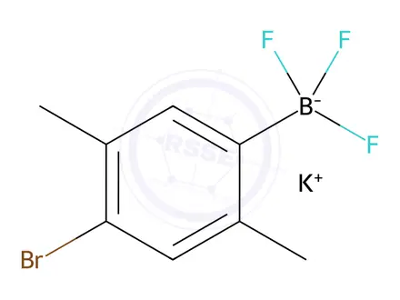 Chemical structure of Potassium (4-bromo-2,5-dimethylphenyl)trifluoroborate