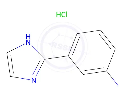 Chemical structure of 3-(2-Imidazolyl)aniline Hydrochloride