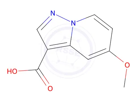 Chemical structure of 5-Methoxypyrazolo[1,5-a]pyridine-3-carboxylic acid