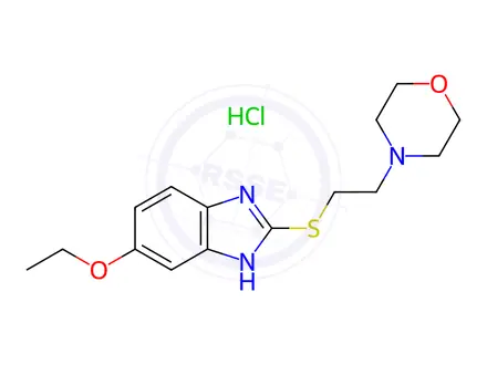 Chemical structure of Fabomotizole Hydrochloride (Afobazole Hydrochloride)