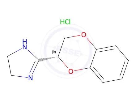Chemical structure of Idazoxan hydrochloride, 98%