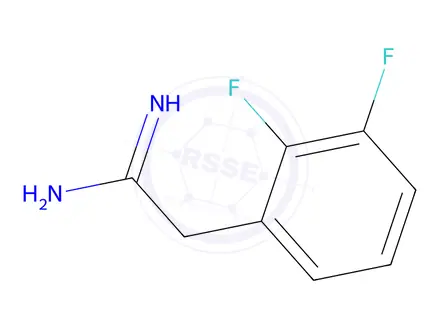 Chemical structure of 2-(2,3-Difluorophenyl)acetimidamide