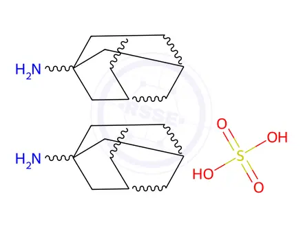 Chemical structure of Amantadine Sulfate