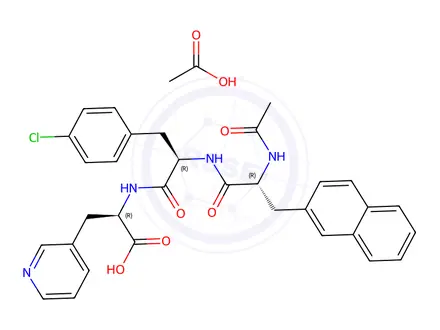 Chemical structure of Ganirelix(1-3)Impurity