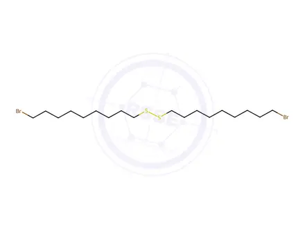 Chemical structure of 1,2-Bis(9-bromononyl)disulfane