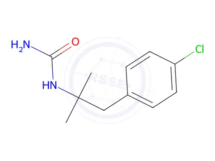 Chemical structure of N-(P-Chloro-α,α-dimethyl phenethyl)urea