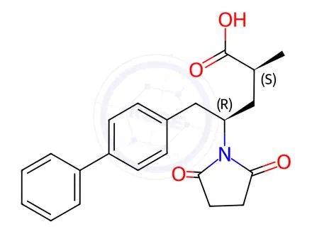 Chemical structure of Sacubitril Impurity 58