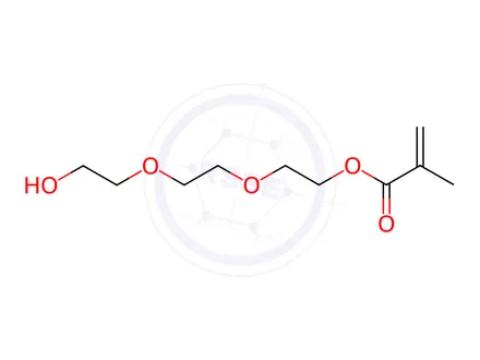 Chemical structure of Methacrylic acid 8-hydroxy-3,6-dioxaoctane-1-yl ester