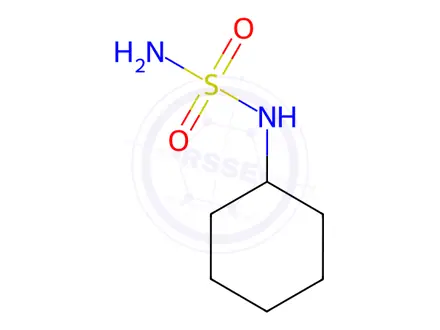 Chemical structure of Sulfamide, cyclohexyl-(7CI,8CI,9CI)