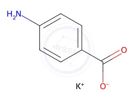 Chemical structure of Oxybuprocaine Hydrochloride Impurity 1 Potassium Salt (Oxybuprocaine Hydrochloride EP Impurity A Potassium Salt)