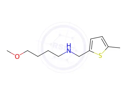 Chemical structure of 4-Methoxy-N-((5-methylthiophen-2-yl)methyl)butan-1-amine