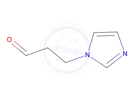 Chemical structure of 3-(1H-Imidazol-1-yl)propanal