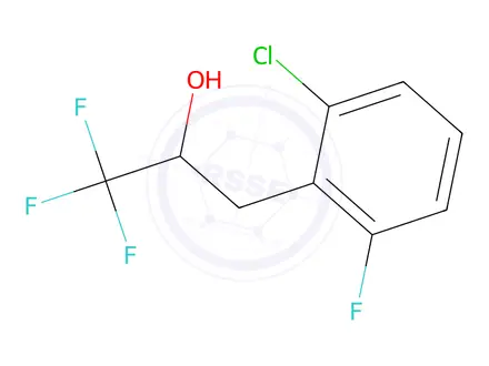 Chemical structure of 3-(2-Chloro-6-fluorophenyl)-1,1,1-trifluoropropan-2-ol