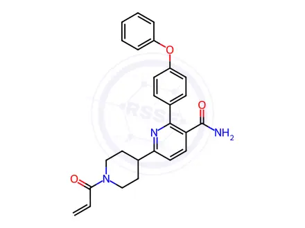 Chemical structure of Orelabrutinib