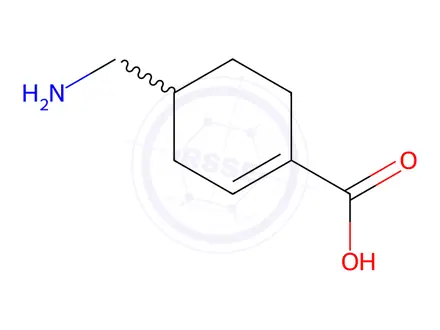Chemical structure of 4-(Aminomethyl)-1-cyclohexene-1-carboxylic Acid(Tranexamic acid Impurity)