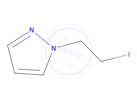 Chemical structure of 1-(2-Iodoethyl)-1h-pyrazole