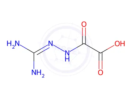 Chemical structure of 2-(2-Carbamimidoylhydrazinyl)-2-oxoacetic Acid