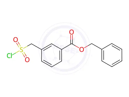 Chemical structure of Benzyl 3-[(Chlorosulfonyl)Methyl]benzoate