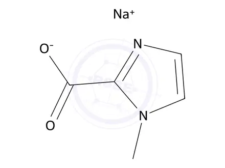 Chemical structure of Sodium 1-methyl-1h-imidazole-2-carboxylate
