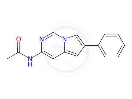 Chemical structure of N-(6-Phenylpyrrolo[1,2-c]pyrimidin-3-yl)acetamide